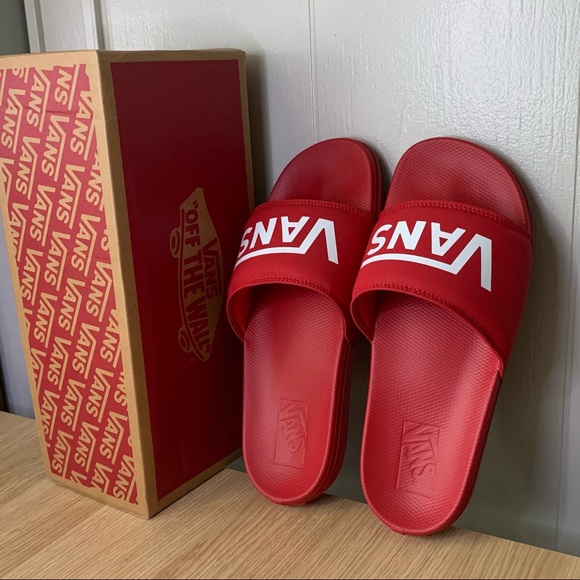 VANS | New With Tag Red Vans Slider - Picture 6 of 9